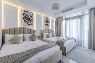 Elite Rooftop Pool and Burj Khalifa Panorama balcony 2Br apartment in Paramount Hotel Midtown - 7