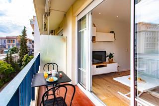 #26 Idealy located flat AC 2mins walk to Sea balcony - Nice - 5