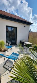Studette avec terrasse Comme à la maison - Bouville - 6