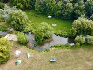 Farm woodland riverview cabin bbq firepit pet friendly - Hertford - 8