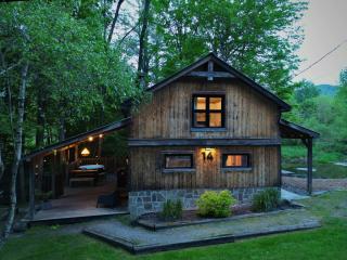 Le 14 Chalets Howard - Spa-Shower-Hammock-Bromont - 9