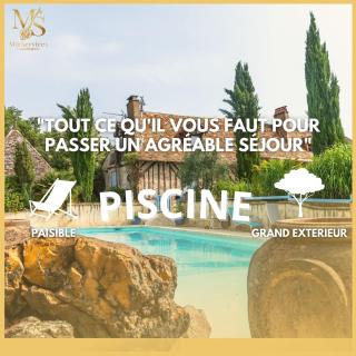 Charme Rustique, Colombier, Cottage et Piscine - Saint-Laurent-des-Hommes - 6