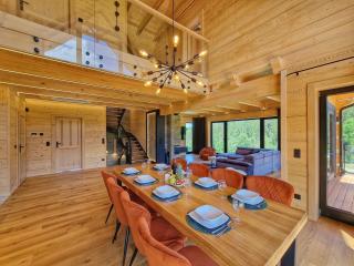 LK Forest Villa luksusowe domy z basenem z jacuzzi, sauną, grotą solną, salą bilardową i ogrodem - Łapsze Niżne - 4