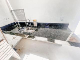 Apê com Vista mar, 2 quartos sendo 1 suíte (ambos com ar condicionado), internet privativa 300MBPS, no Residencial Lumar, condominio com piscina e área gourmet, próximo às melhores barracas da praia de Taperapuã. - 6