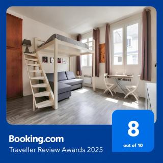 Montmartre Superbe Studio Paris Free Netflix - 9