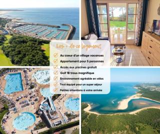 "L'ESCALE MARINE" Appartement sur le port, en rez de jardin, 5 personnes, village vacances, accès piscines gratuit - Talmont - 9