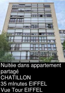Dayroom Espace Paris sans nuitée et Chambre partagée Chatillon nuitée -- Repos journée ou Espace Travail 8-19h Proche Tour Eiffel ou Usage bureau à l'heure en journée -- Nuitée Chatillon Avenue Paris - Châtillon - 9