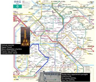 Dayroom Espace Paris sans nuitée et Chambre partagée Chatillon nuitée -- Repos journée ou Espace Travail 8-19h Proche Tour Eiffel ou Usage bureau à l'heure en journée -- Nuitée Chatillon Avenue Paris - Châtillon - 0