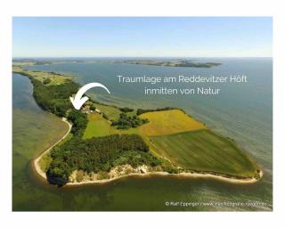 Höfthus 9 Holla die Boddenfee Meerblick Terrasse mit Hund die Natur genießen - Alt Reddevitz - 1