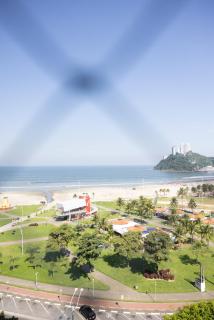 Pé na Areia São Lucas frente praia - São Vicente - 6
