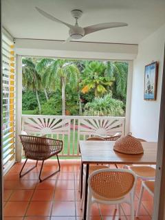 Studio cosy dans un domaine tropical avec piscine et plage - Saint-François - 5