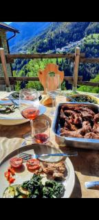 Chalet-Tabià al Sol montagna Dolomiti Pecol - 9