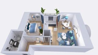 FeelGood Apartment 65, modernes Studio Apartment in der Salzstadt Schönebeck - Schönebeck - 4
