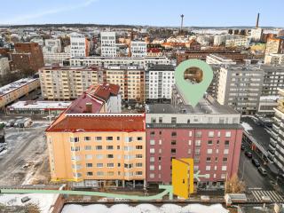 Come in! "Ilmatar" 93sqm luxury 3bd apartment for 5 people in centrum next to Tammelantori! - Tampere - 9