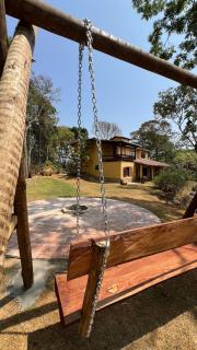 PISCINA AQUECIDA, 5 SUÍTES, trilha privativa até o riacho, Wi-fi, estacionamento, ampla área externa cercada de natureza exuberante - 200m do vilarejo - Nova Lima - 6