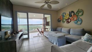 Costa Azure, 3 Dormitórios com 2 Banheiros, Vista ao Mar, Churrrasqueira na Varanda e Piscina Aquecida - Bertioga - 5