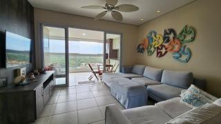 Costa Azure, 3 Dormitórios com 2 Banheiros, Vista ao Mar, Churrrasqueira na Varanda e Piscina Aquecida - Bertioga - 4