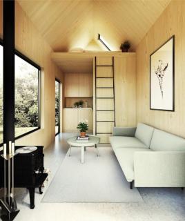 Tranquil Waterside Barn Escape Cabin 8 - Oakwood - 2