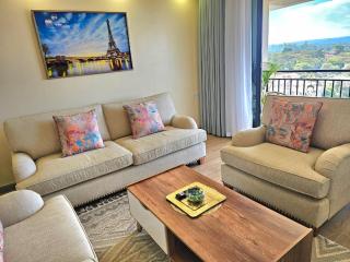 serenity skies apartment with heated swimming pool fully furnished gym ample parking space children playing ground and amazing scenic city views - Nairobi - 9