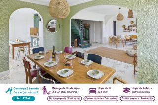 Maison pour 8 - Piscine chauffée - 800m de la plage - Penmarcʼh - 9