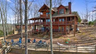 Whippoorwill Calling - Panoramic Mineral Bluff Cabin - Panoramic Views, Hot Tub, Nature Trail, Private Cul-De-Sac Home, Firepit, - Mineral Bluff - 9