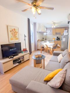 T3 clim, TV, ART, familial, 50m du port, cuisine équipée et jeux de société - 8