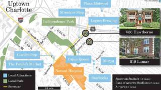 Retro 1BR in Elizabeth with Porch & Eclectic Design - Charlotte - 8