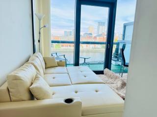 River view apartment - Mánchester - 0