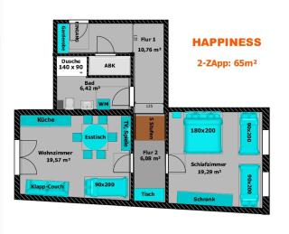 HAPPINESS 2-ZApp 1-OG Hofgeismar-Zentrum! - 9