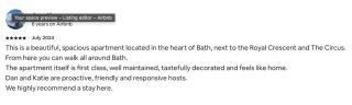 Spacious City Centre Apartment Bath - 1