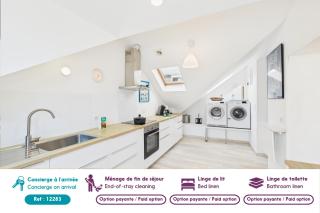 Vue mer pour 4 adultes et 4 enfants - Île Tudy - Île-Tudy - 8