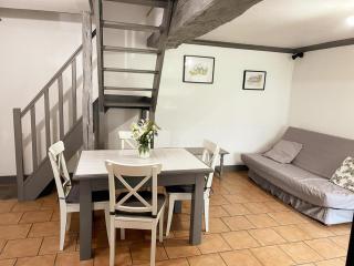 Gîte charmant avec cheminée à Saint-Lubin-en-Vergonnois, animaux acceptés - FR-1-491-388 - 1