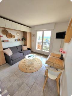 M2M Studio magnifique vue mer - avec balcon - les pieds dans l eau! - Blonville-sur-Mer - 9