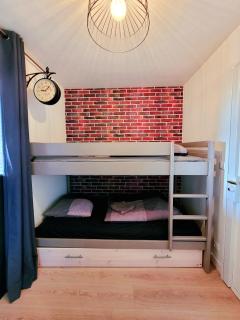 M2M confortable studio cabine avec parking privé gratuit - 4 min à pied de la plage - hypercentre - Blonville-sur-Mer - 1