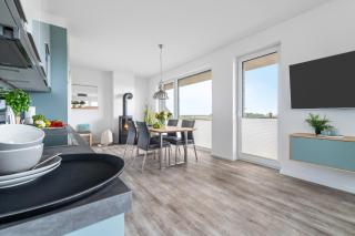BeachTerraceOne - EG, Meerblick, Terrasse, Kamin, Sauna - Olpenitz - 3