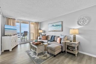 Beachfront Oceanview Condo with Office Space - Work, Relax, Walk to Flagler Ave - New Smyrna Beach - 6