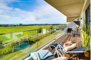 BeachWaveThree- 2OG, barrierearm, Meerblick, Balkon, Kamin, Sauna - Olpenitz - 2