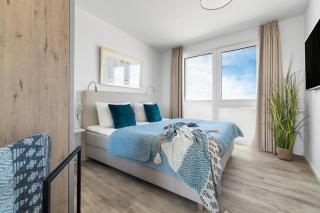 BeachViewThree- 3 OG, barrierearm, Meerblick, Balkon, Kamin, Sauna - Olpenitz - 7