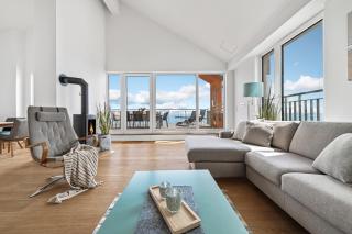 Ocean King- Penthouse, Ostseeblick, Balkon, Kamin - Olpenitz - 9