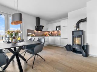 AdmiralsLounge- EG, Infrarotsauna, grosse Dusche, Terrasse, Blick auf das Hafenbecken - Olpenitz - 7