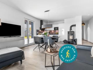 AdmiralsLounge- EG, Infrarotsauna, grosse Dusche, Terrasse, Blick auf das Hafenbecken - Olpenitz - 5