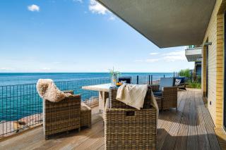 Blue Sea - exklusives Apartment mit finnischer Sauna und freiem Blick auf die Ostsee - Olpenitz - 9