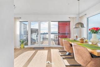 Ostsee-Ferienwohnung "Meeresflüstern" für 4, Modern, Meerblick, Sauna, Terrasse, nah am Strand - Olpenitz - 1