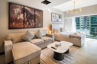 Stylish Jlt Studio Lake View Poolmarina Walk - Dubaï - 1