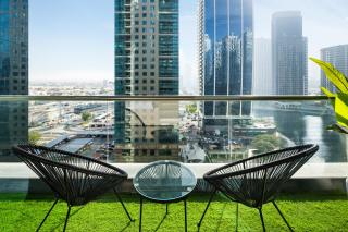 Stylish Jlt Studio Lake View Poolmarina Walk - 0