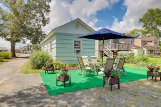Deck and Indian River Bay Views Coastal Cottage - 9