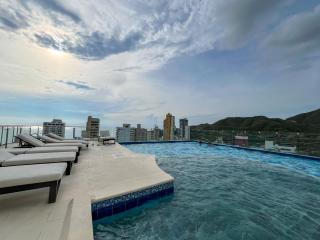 Apartamento con doble vista Mar y montaña tipo Loft - Gaira - 9