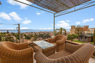 Villa La Fadette-Swimming pool-Jacuzzi-Sea view-AC-Farniente - Vallauris - 0