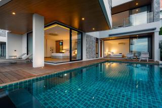 Villa Serenity Bay, Modern 4-BR Partial Sea View villa - Amphoe Koksamui - 6