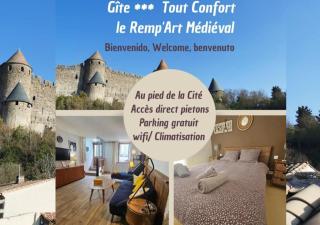CITE MEDIEVALE- LE REMP'ART - Tout Confort - Accès direct piétons - parking gratuit - Carcassonne - 0